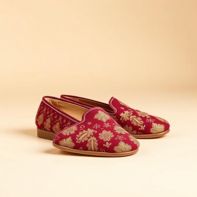 Men's Velvet Mojaris