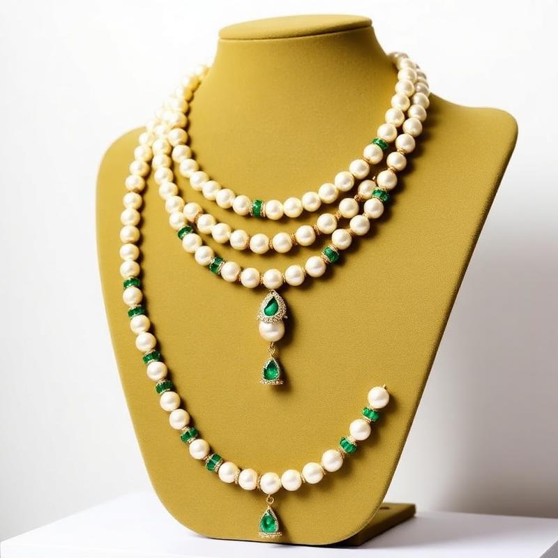 Polki Choker with Pearl Drops