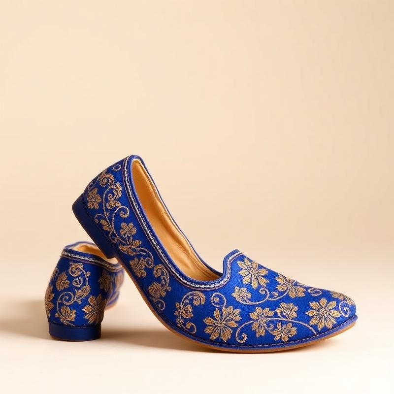 Hand-Embroidered Punjabi Juttis